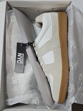 Men's Madden NYC M-Morddy Casual White Low-Top Sneaker